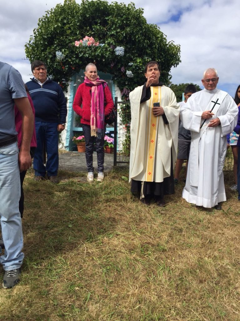 Celebración a Nuestra Señora de Lourdes en la Isla de Chelin