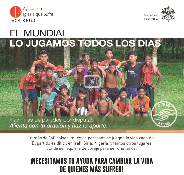 AYUDA A LA IGLESIA QUE SUFRE (ACN) PRESENTA EQUIPO INTERNACIONAL DE FÚTBOL