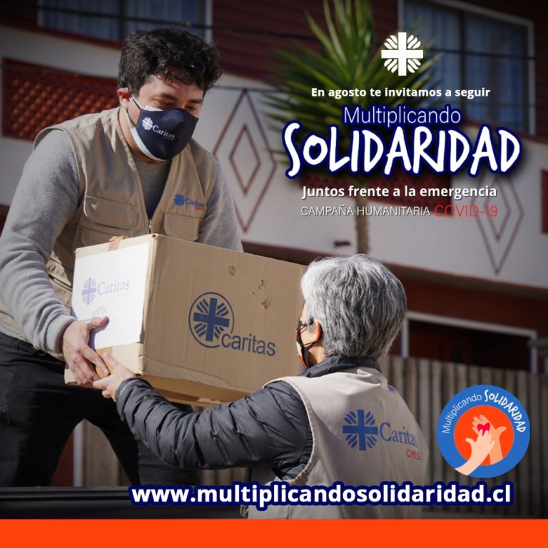 En agosto, Caritas Chile invita a seguir: Multiplicando Solidaridad