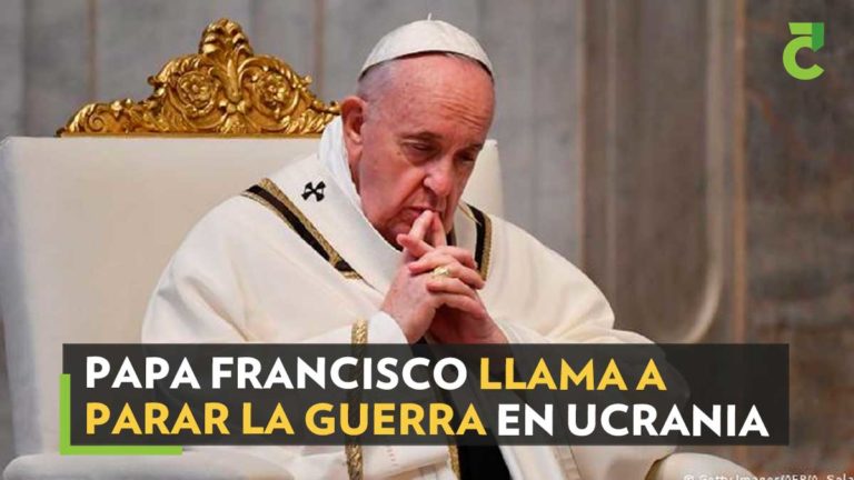 Papa Francisco pide el fin de la guerra en Ucrania: «En nombre de Dios, ¡detengan esta masacre!»