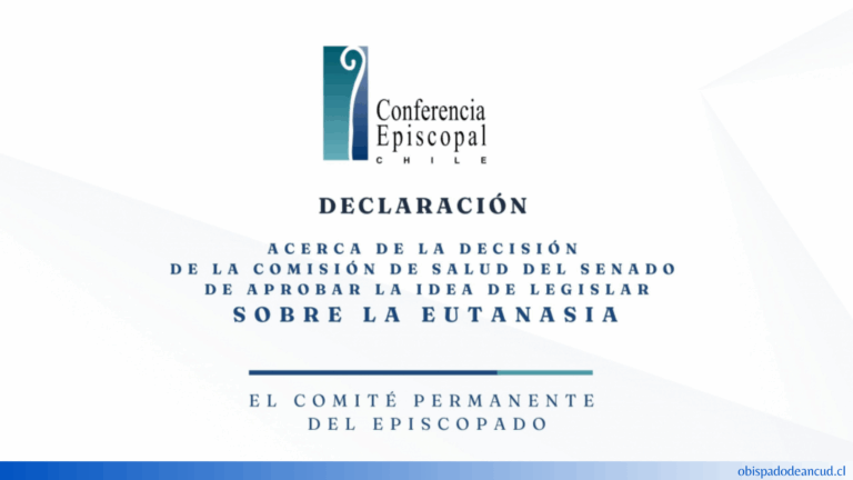 Obispos esperan que el Senado no apruebe una ley de eutanasia por el bien común y la dignidad humana