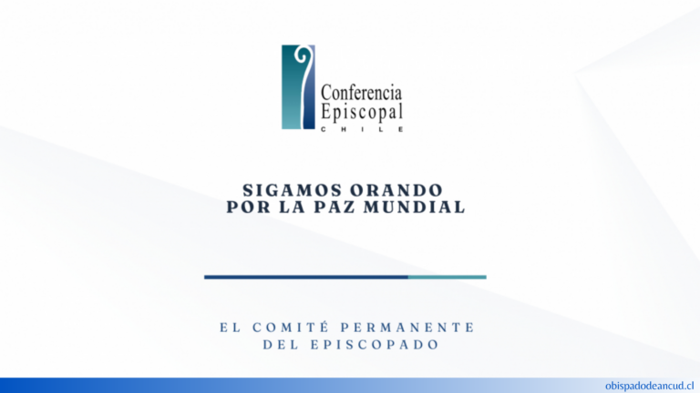 Sigamos orando por la paz mundial